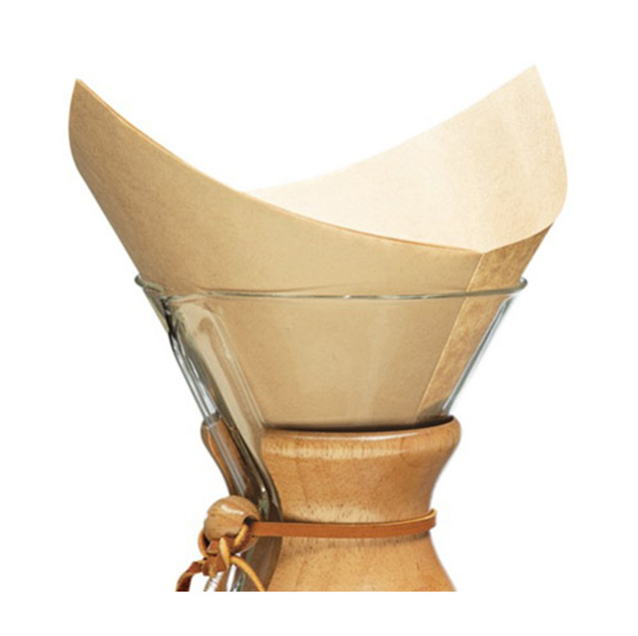 Coffee Filters Chemex Prefolded Squares (Natural) Great Infusions