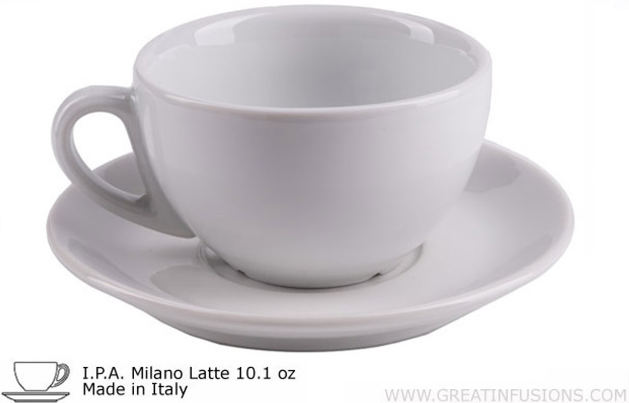 Nuova Point - Black Milano - Espresso Cups & Saucers - Set of 6