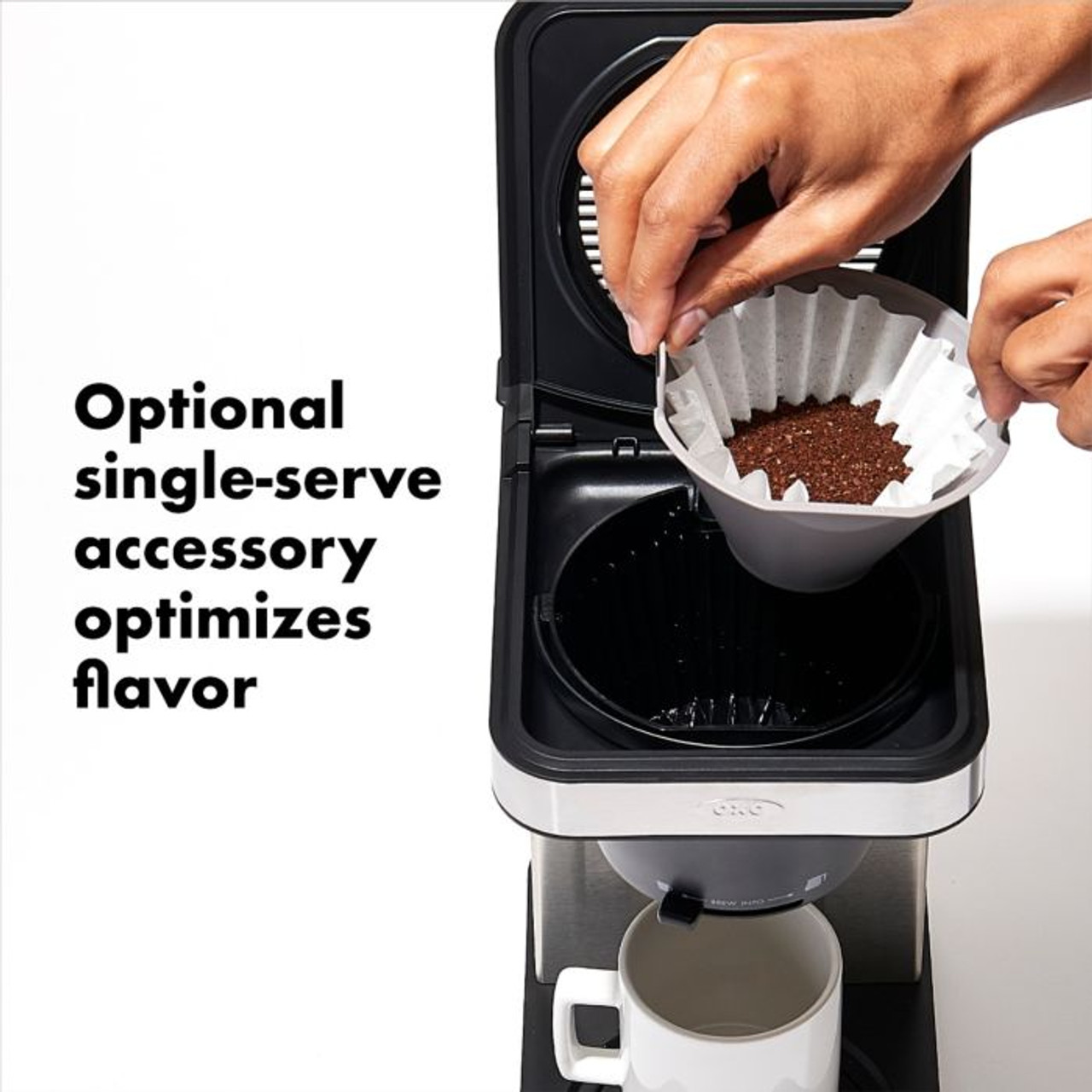 Brewing with the OXO 8-Cup Coffee Maker » Hangry Woman®