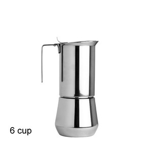 Italian made stainless steel moka pot