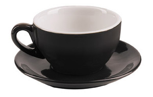 Black Milano Cappuccino Cup Black Milano Cappuccino Cup