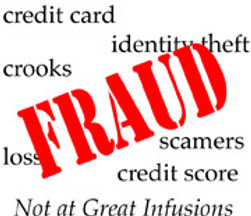 Getting a little revenge on credit card fraudster. Getting a little revenge on credit card fraudster.