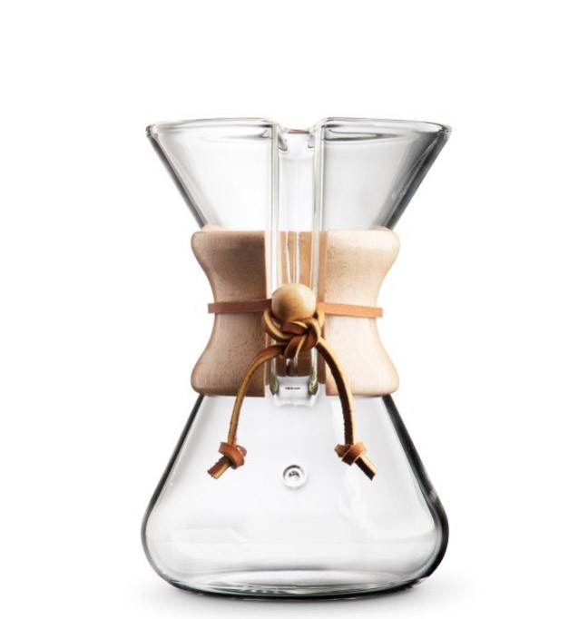 Chemex hand blown 5 cup coffee maker