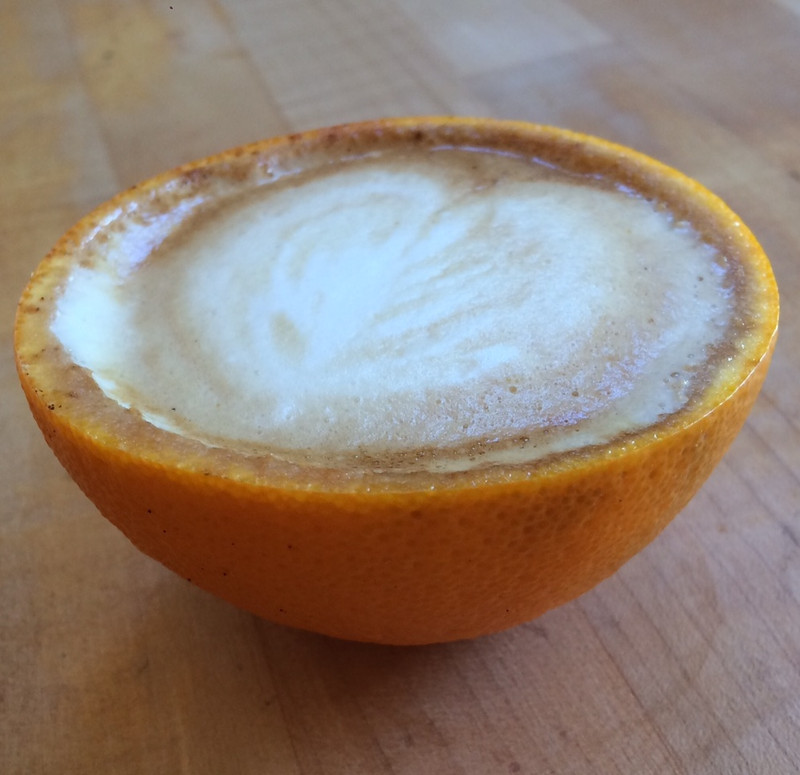 Orange You Thirsting For A Cappuccino?