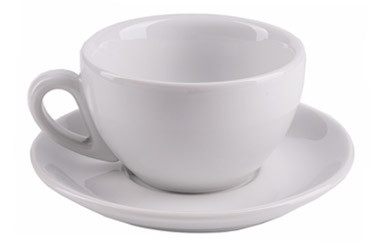 Bright White I.P.A Italian Cappuccino Cups for Latte Art | Great Infusions
