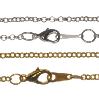 Plated Mini Belcher Chains - 2mm