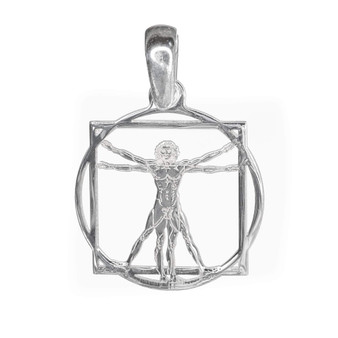 STS Leonardo Da Vinci Vitruvian Man Charm