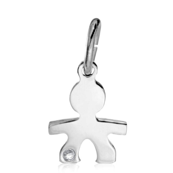 STS Little Boy CZ Charm