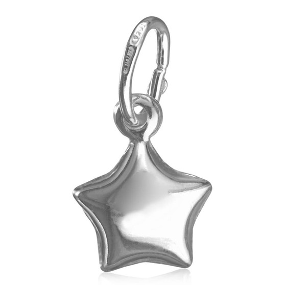 STS Small Puffed Star Charm