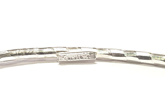 DCB - 2mm Ladies Diamond Cut Design Bangle