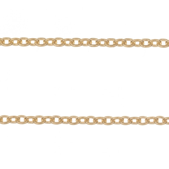 9ct Gold Micro Belcher Chain - 0.8mm