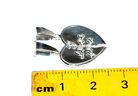 STS "I love you" Friendship Heart Charm