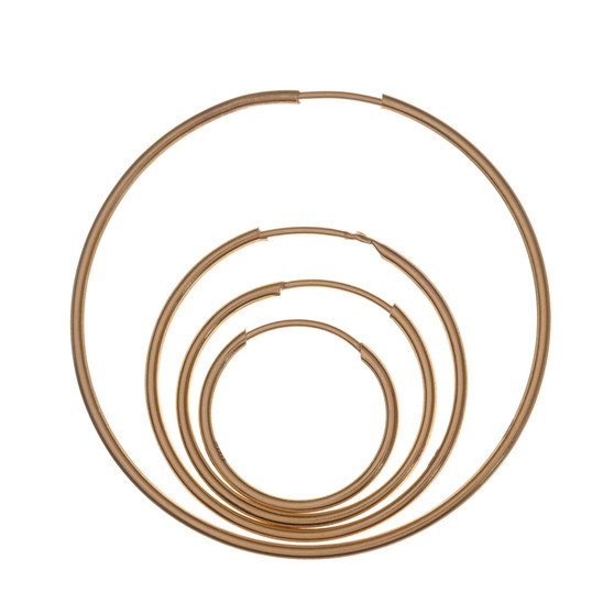 9ct Gold Hoop Earrings