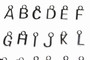 Alphabet Letter Charms (Silver Plated)