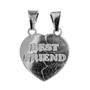 STS Best Friends Friendship Heart Charm