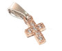STS Crystal CZ Cross Charm