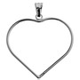 STS Extra Large Love Heart Outline Charm