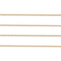 9ct Gold Micro Belcher Chain - 0.8mm