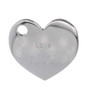 Personalised STS Medium Love Heart Tag Charm