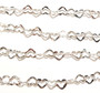 MCL060 - 5mm Heart Link Bracelet