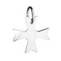 STS Plain Maltese Cross Charm - Medium