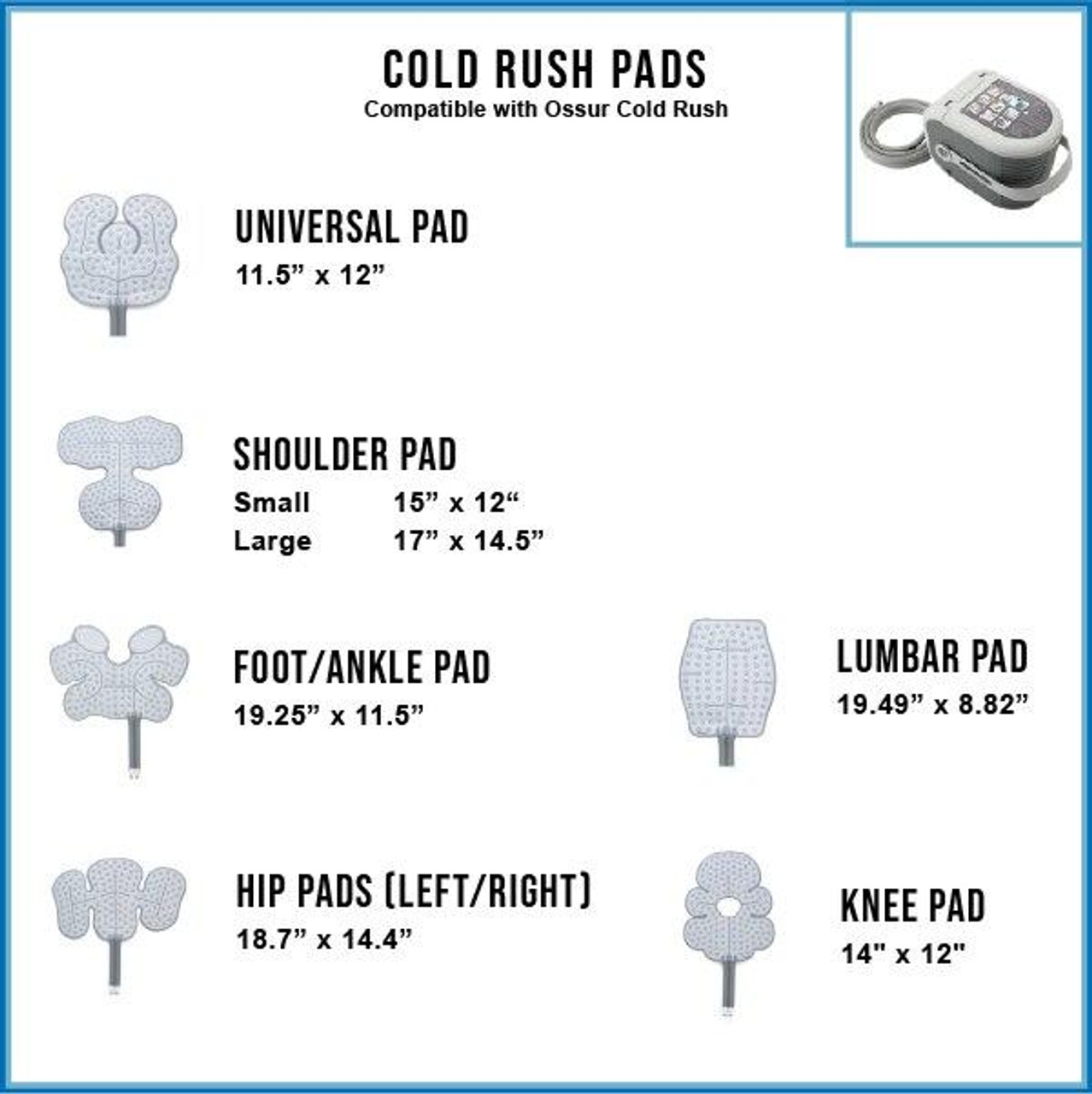 Ossur Cold Rush Cold Therapy Rental