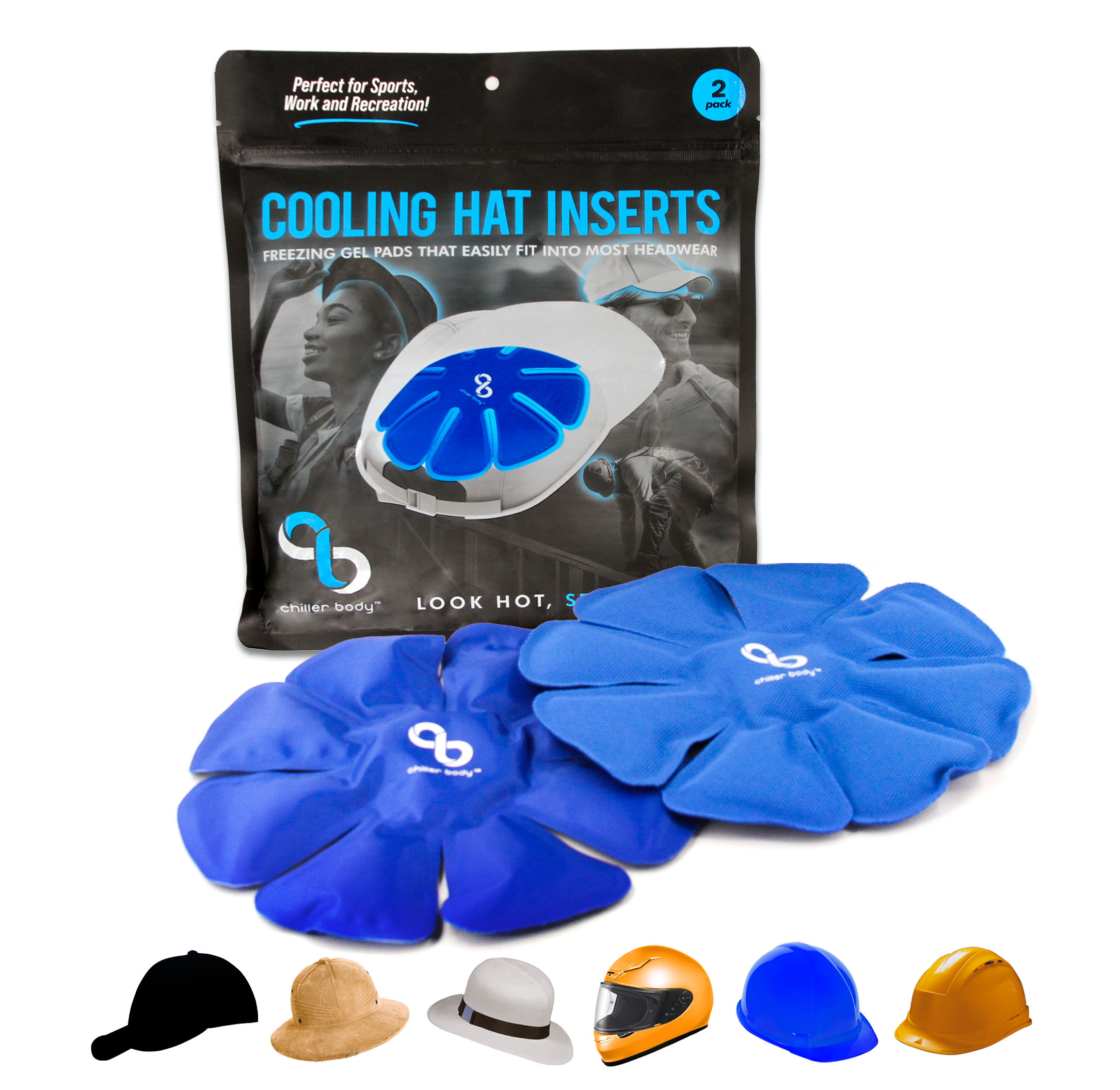 Cooling Hat Insert for Sports and Work