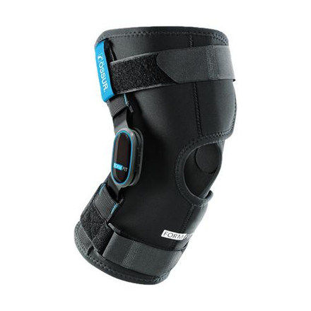 GIBORTHO KNEE BRACE, Knee brace Standard preformed for immobilization in  extension. black, size 5, very adult, short - unit