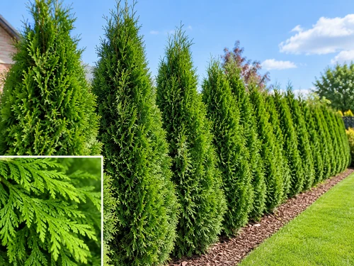 6x Thuja Plicata Gelderland Western Red Cedar 2-3ft Large Evergreen Trees in 3 Litre Pots By Direct Plants
