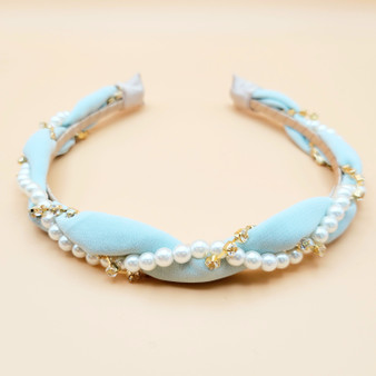 Pastel Pearl Headband (Mint)