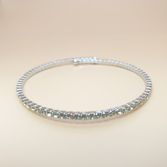 Crystal Bangle (Jonquil/silver)
