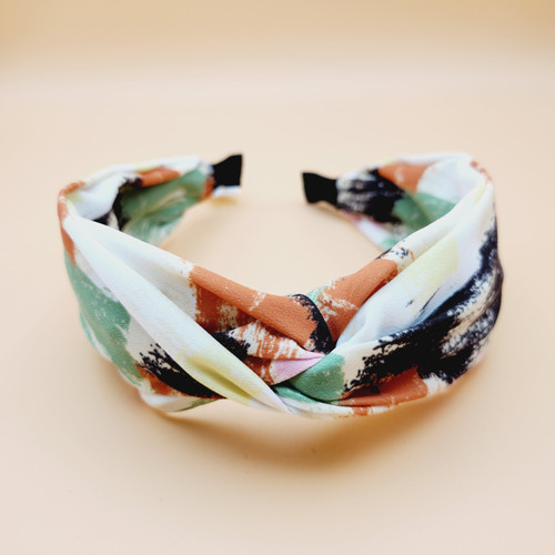 Artistic Stroke Design Fabric Headband