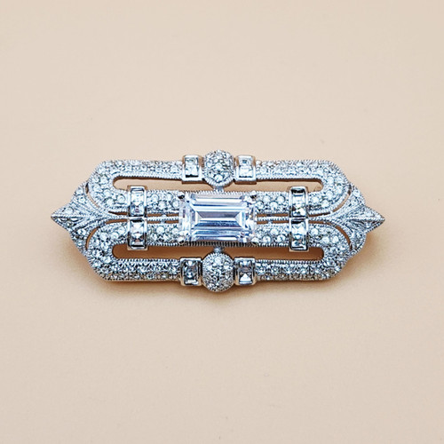 Deco Frame Brooch