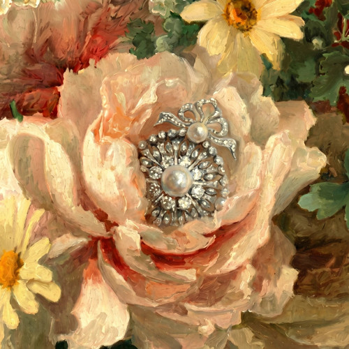 Jewel Pearl Medallion