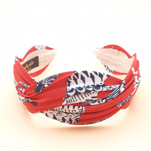 Zebra printed wavy Headband