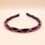 Velvet twist jewelled headband