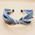 Painted Fabric Headband (Blue)