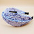 Spatter Design Fabric Headband (Purple)