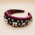 Wide Jewelled Padded Headband