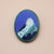 Mountain Round Brooch