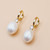 Ring Pearl earrings