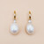 Ring Pearl earrings
