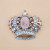 Crystal Crown Cameo Brooch