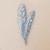 Crystal Two Feather Brooch