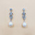 Harp Pearl Earrings