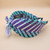 Geo bow fabric headband (Purple)