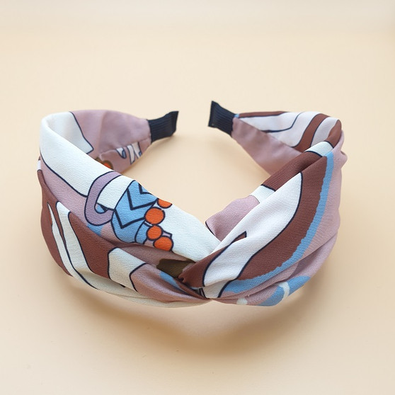 Cartoon twist fabric headband