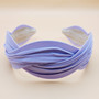 Silk wavy headband (Light purple)