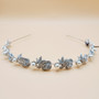 Silver Rose Jewelled Headband