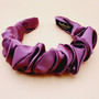 Knotted Silky Headband (Purple)